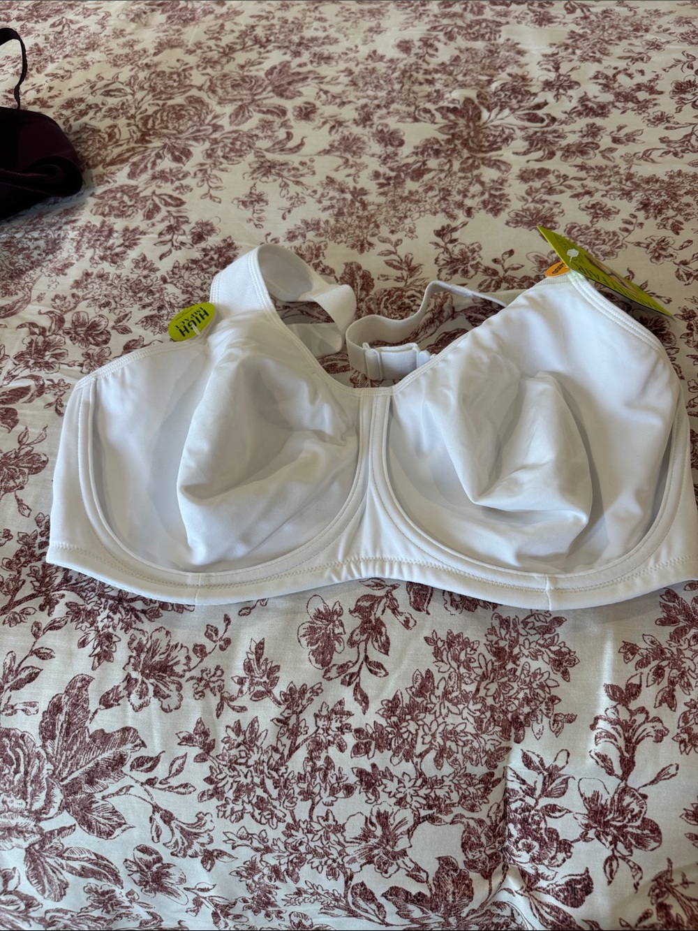 Vanity Fair White Full Coverage Underwire Support Bra
